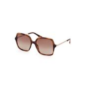 Gepolariseerde Havana Bruine Zonnebril Guess , Brown , Dames