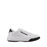 Witte Bumper Sneakers met Logo Dsquared2 , White , Dames