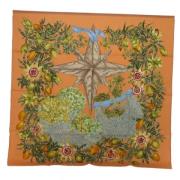 Pre-owned Silk scarves Hermès Vintage , Multicolor , Dames