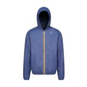 Jacques Plus.2 Double Omkeerbare Jas K-Way , Blue , Heren