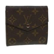 Pre-owned Canvas wallets Louis Vuitton Vintage , Brown , Dames