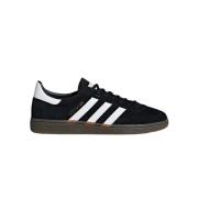 Zwarte Suède Nubuck Sneakers met Witte Strepen Adidas , Multicolor , H...