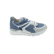 Wijde Sneaker - Blauw Gabor , Blue , Dames