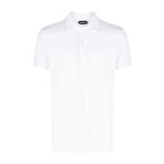 Witte Polo Shirt van Tom Ford Tom Ford , White , Heren