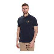 Stijlvolle Polo Shirt Aeronautica Militare , Blue , Heren