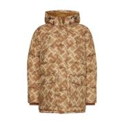 Gewatteerde parka met monogramprint Tommy Hilfiger , Multicolor , Here...