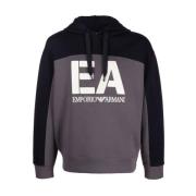 Hoodie met logo brand Emporio Armani , Multicolor , Heren