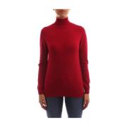 Slim-fit coltrui in stretchviscose Marella , Red , Dames