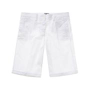 Katoenen shorts met Amerikaanse zakken Blauer , White , Dames