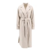 Kasjmier Ceintuurjas Brunello Cucinelli , White , Dames