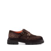 Monniksschoenen met gespsluiting Santoni , Brown , Heren