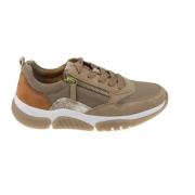 Bruine Walking Sneaker voor Vrouwen Gabor , Beige , Dames