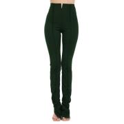 Gerimpelde Gebreide Leggings Patrizia Pepe , Green , Dames