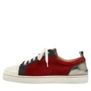 Pre-owned Leather sneakers Christian Louboutin Pre-owned , Multicolor ...