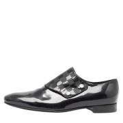 Pre-owned Leather flats Louis Vuitton Vintage , Black , Heren