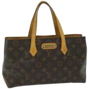 Pre-owned Canvas louis-vuitton-bags Louis Vuitton Vintage , Brown , Da...