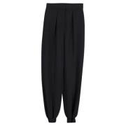 Pre-owned Wool bottoms Stella McCartney Pre-owned , Black , Dames