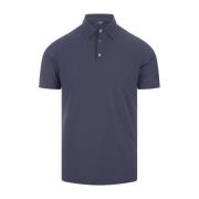 Blauw Poloshirt Klassieke Stijl Zanone , Blue , Heren