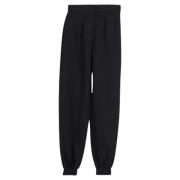 Pre-owned Wool bottoms Stella McCartney Pre-owned , Black , Dames