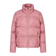 Korte donsjas Monogram Allover Emporio Armani EA7 , Pink , Dames