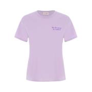 24 EMB T-Shirt MC2 Saint Barth , Purple , Dames