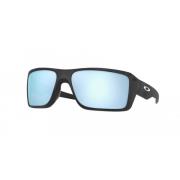 Double Edge Zonnebril Oakley , Black , Heren