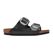 Leren Sandalen Birkenstock , Black , Dames