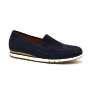 Dames Mocassin Slip-On Comfort Schoenen Gabor , Blue , Dames