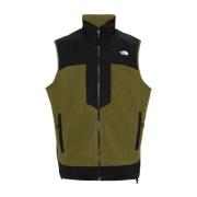 Bos Olijf Y2K Vest Jas The North Face , Green , Heren