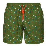 Groene Golf Motief Zwembroek Gallo , Multicolor , Heren