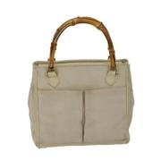 Pre-owned Suede gucci-bags Gucci Vintage , Beige , Dames