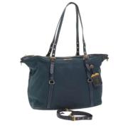 Pre-owned Nylon prada-bags Prada Vintage , Blue , Dames