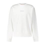 Comfortabele Oversized Sweater Marni , White , Heren