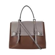 Pre-owned Leather crossbody-bags Prada Vintage , Brown , Dames