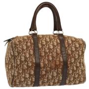 Pre-owned Canvas handbags Dior Vintage , Brown , Dames