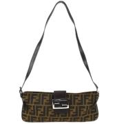 Pre-owned Leather fendi-bags Fendi Vintage , Brown , Dames