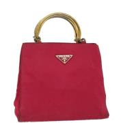 Pre-owned Nylon prada-bags Prada Vintage , Pink , Dames