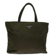 Pre-owned Nylon prada-bags Prada Vintage , Green , Dames