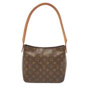 Pre-owned Leather handbags Louis Vuitton Vintage , Brown , Dames