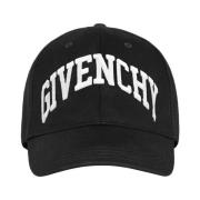 Zwarte Baseballpet met 4G-logo Givenchy , Black , Heren