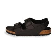 Milano Sandaal Birkenstock , Black , Heren