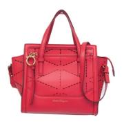 Pre-owned Leather handbags Salvatore Ferragamo Pre-owned , Pink , Dame...