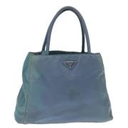 Pre-owned Nylon prada-bags Prada Vintage , Blue , Dames