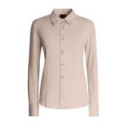 Stretch Oxford Shirt Klassieke Kraag RRD , Pink , Dames