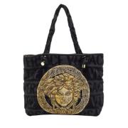 Pre-owned Fabric totes Versace Pre-owned , Black , Dames