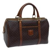 Pre-owned Leather handbags Celine Vintage , Brown , Dames