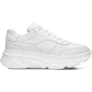 Lage Sneakers Wit Leer Lina Locchi , White , Dames