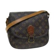 Pre-owned Canvas shoulder-bags Louis Vuitton Vintage , Brown , Dames