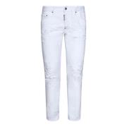 Slim-fit Jeans Dsquared2 , White , Heren