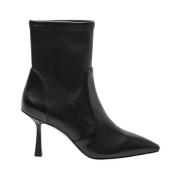 Max 85 Leren Enkellaarzen Stuart Weitzman , Black , Dames